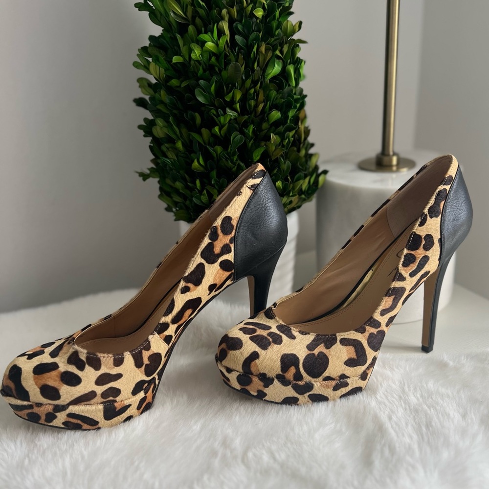 Jessica Simpson Leopard Heels